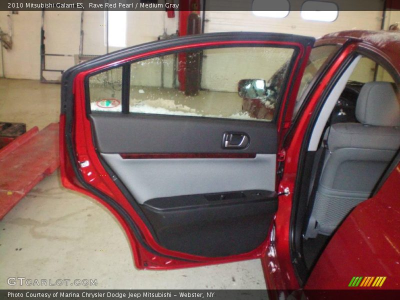 Rave Red Pearl / Medium Gray 2010 Mitsubishi Galant ES