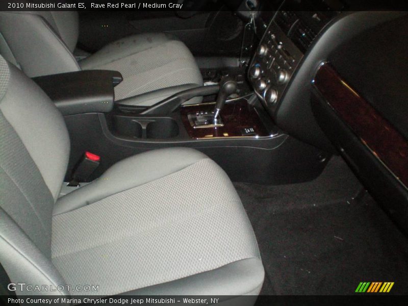 Rave Red Pearl / Medium Gray 2010 Mitsubishi Galant ES