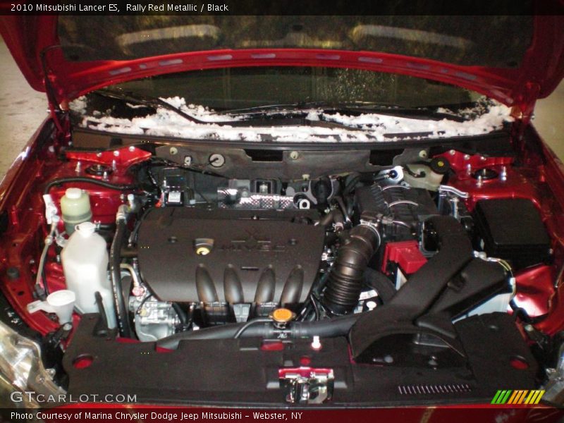 Rally Red Metallic / Black 2010 Mitsubishi Lancer ES