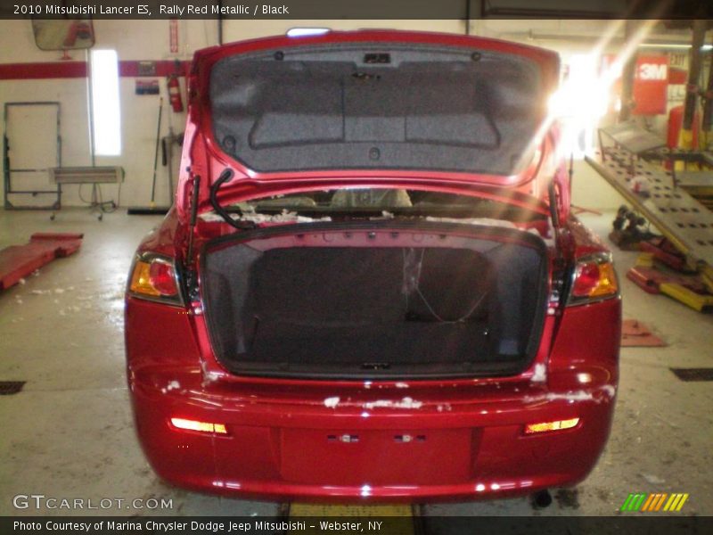 Rally Red Metallic / Black 2010 Mitsubishi Lancer ES