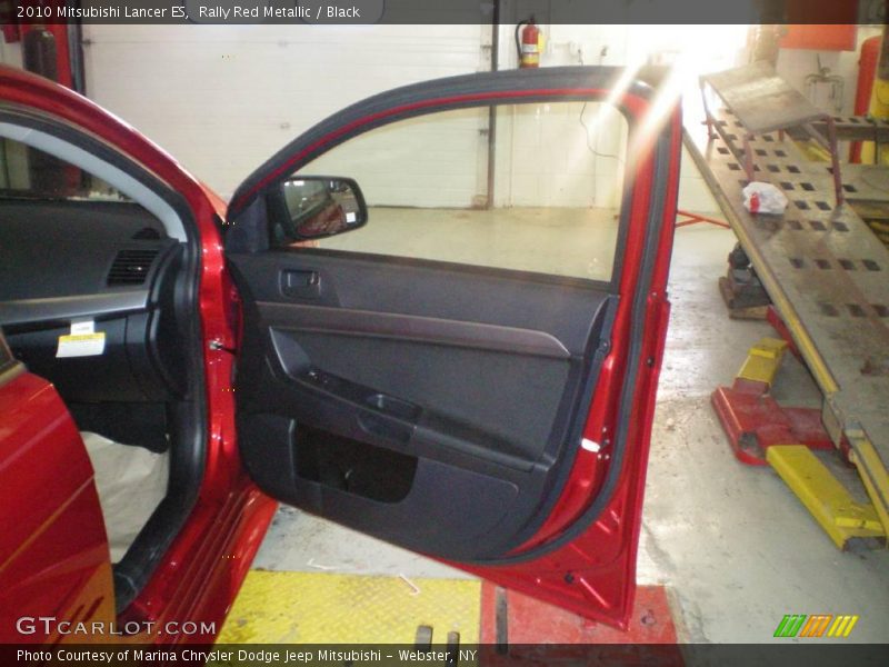 Rally Red Metallic / Black 2010 Mitsubishi Lancer ES