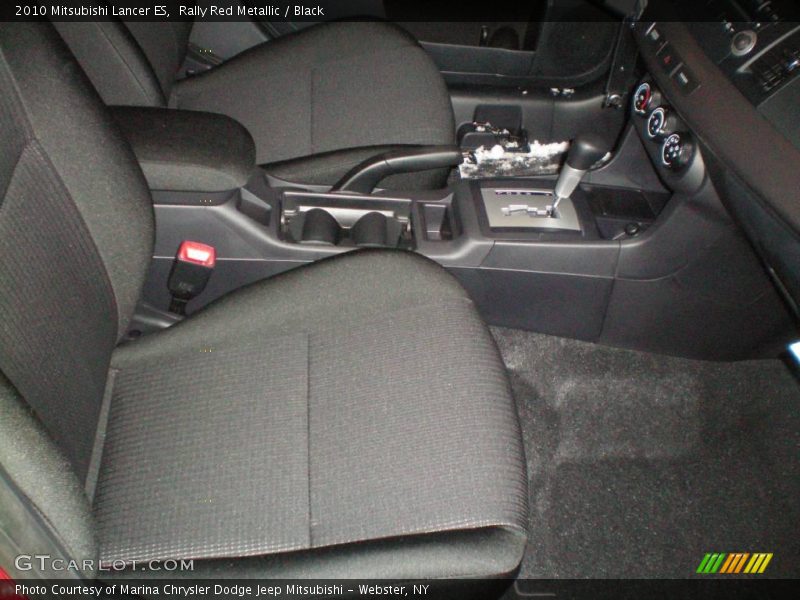 Rally Red Metallic / Black 2010 Mitsubishi Lancer ES