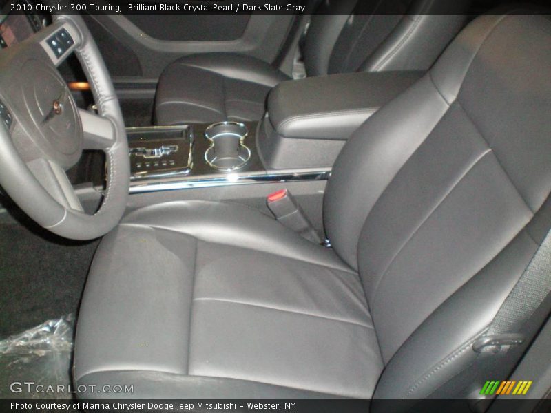 Brilliant Black Crystal Pearl / Dark Slate Gray 2010 Chrysler 300 Touring