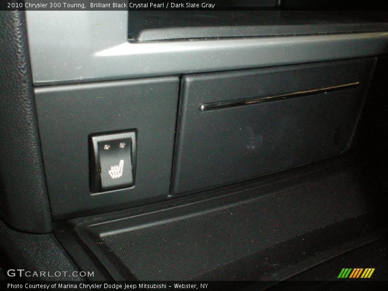 Brilliant Black Crystal Pearl / Dark Slate Gray 2010 Chrysler 300 Touring