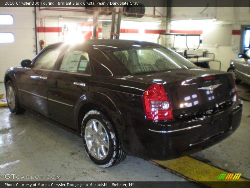 Brilliant Black Crystal Pearl / Dark Slate Gray 2010 Chrysler 300 Touring