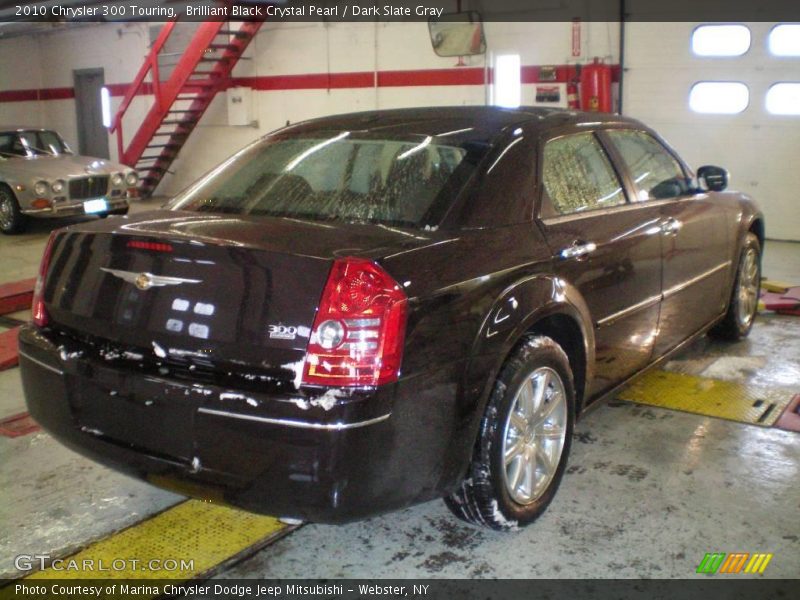 Brilliant Black Crystal Pearl / Dark Slate Gray 2010 Chrysler 300 Touring