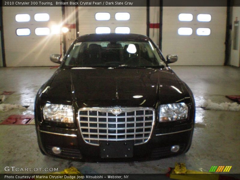 Brilliant Black Crystal Pearl / Dark Slate Gray 2010 Chrysler 300 Touring