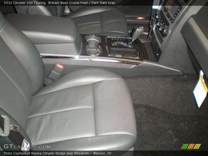 Brilliant Black Crystal Pearl / Dark Slate Gray 2010 Chrysler 300 Touring