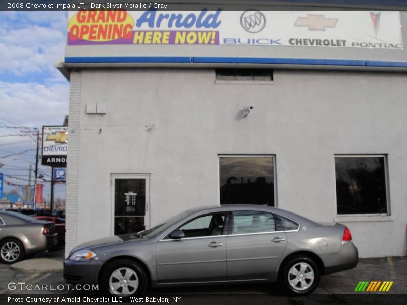 Dark Silver Metallic / Gray 2008 Chevrolet Impala LT