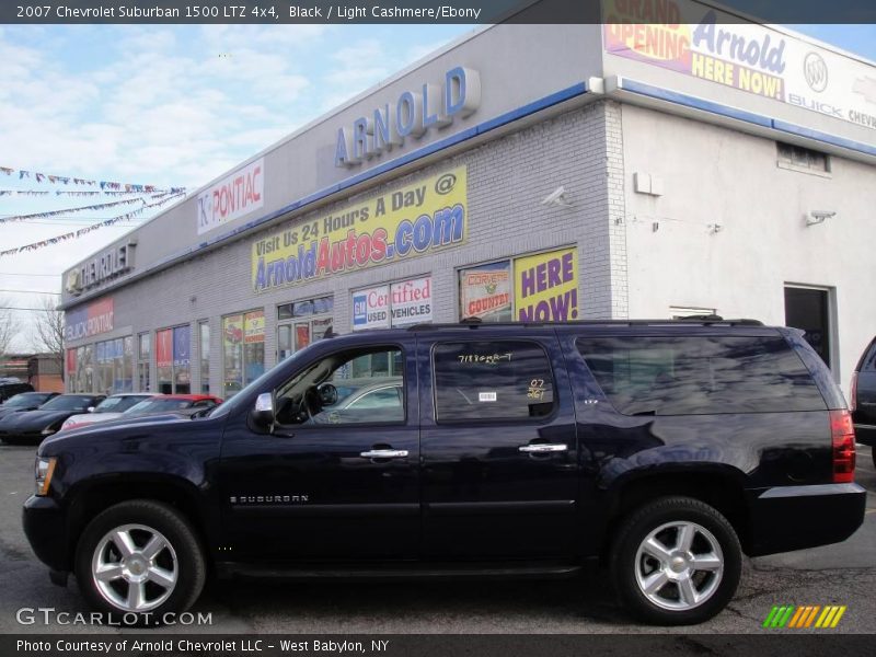 Black / Light Cashmere/Ebony 2007 Chevrolet Suburban 1500 LTZ 4x4