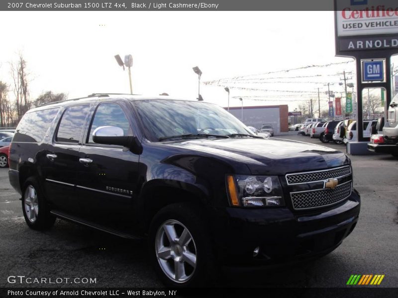 Black / Light Cashmere/Ebony 2007 Chevrolet Suburban 1500 LTZ 4x4