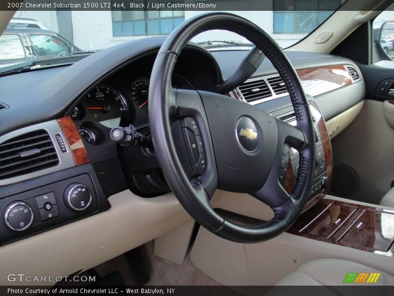 Black / Light Cashmere/Ebony 2007 Chevrolet Suburban 1500 LTZ 4x4