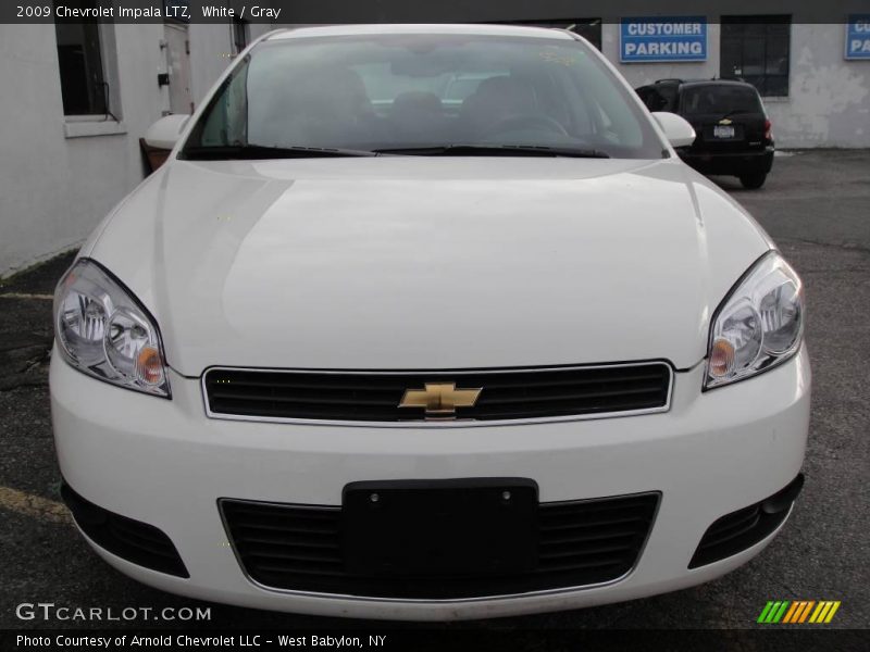 White / Gray 2009 Chevrolet Impala LTZ