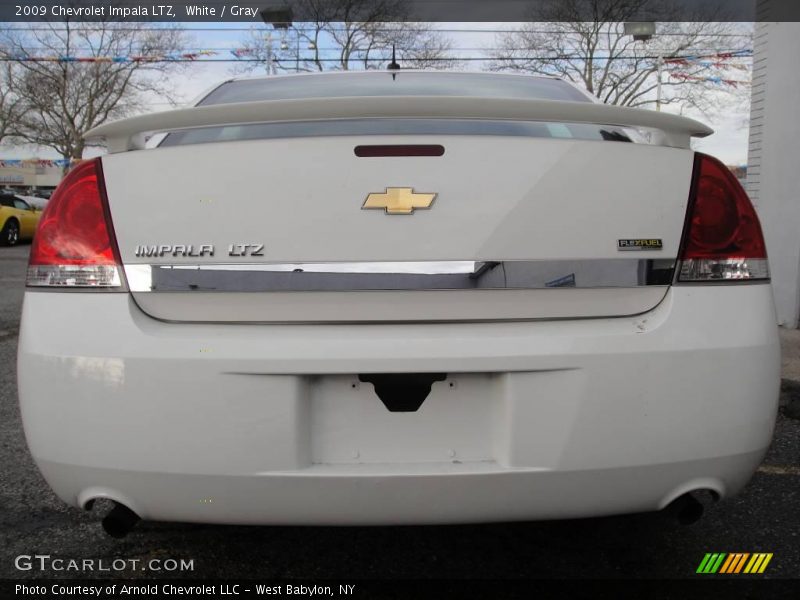 White / Gray 2009 Chevrolet Impala LTZ