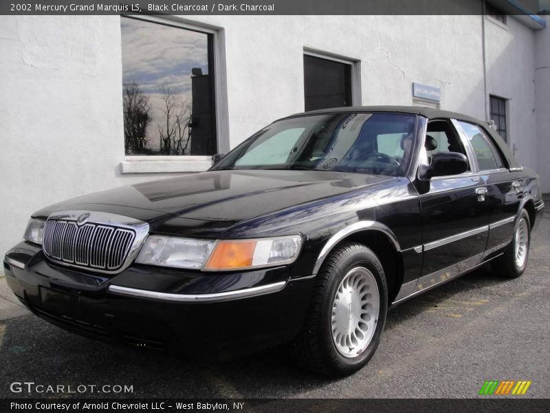 Black Clearcoat / Dark Charcoal 2002 Mercury Grand Marquis LS