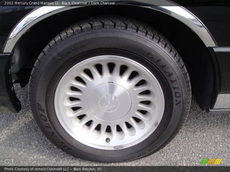 Black Clearcoat / Dark Charcoal 2002 Mercury Grand Marquis LS