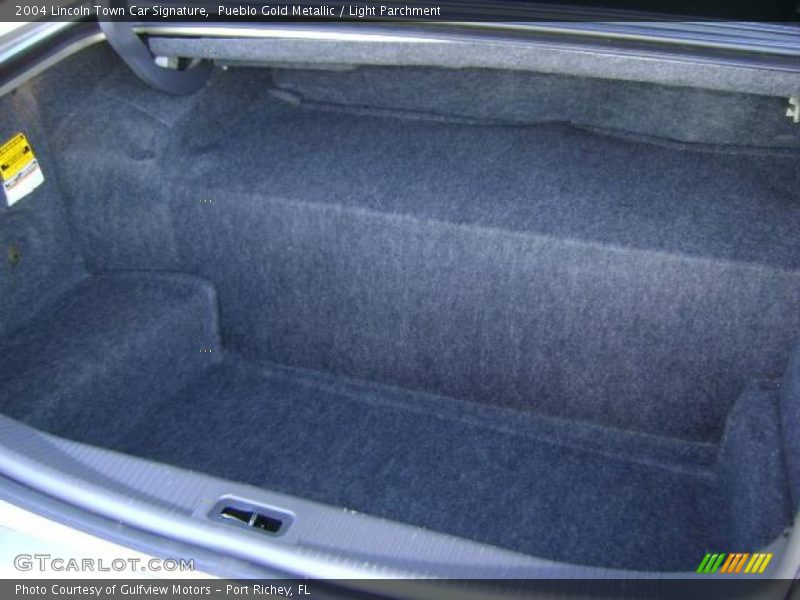 Pueblo Gold Metallic / Light Parchment 2004 Lincoln Town Car Signature
