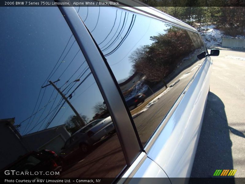 Alpine White / Black/Black 2006 BMW 7 Series 750Li Limousine