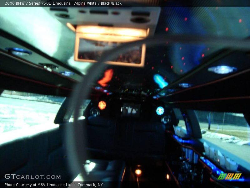Alpine White / Black/Black 2006 BMW 7 Series 750Li Limousine