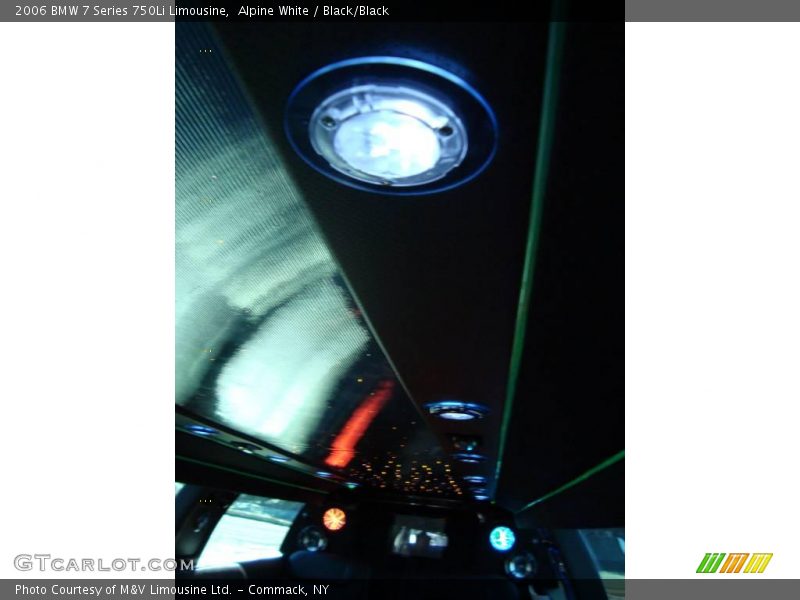 Alpine White / Black/Black 2006 BMW 7 Series 750Li Limousine
