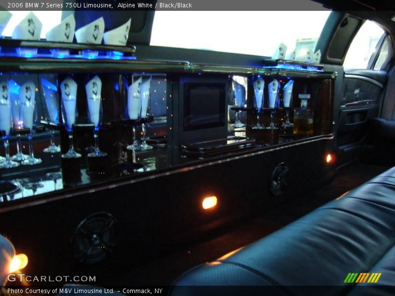 Alpine White / Black/Black 2006 BMW 7 Series 750Li Limousine
