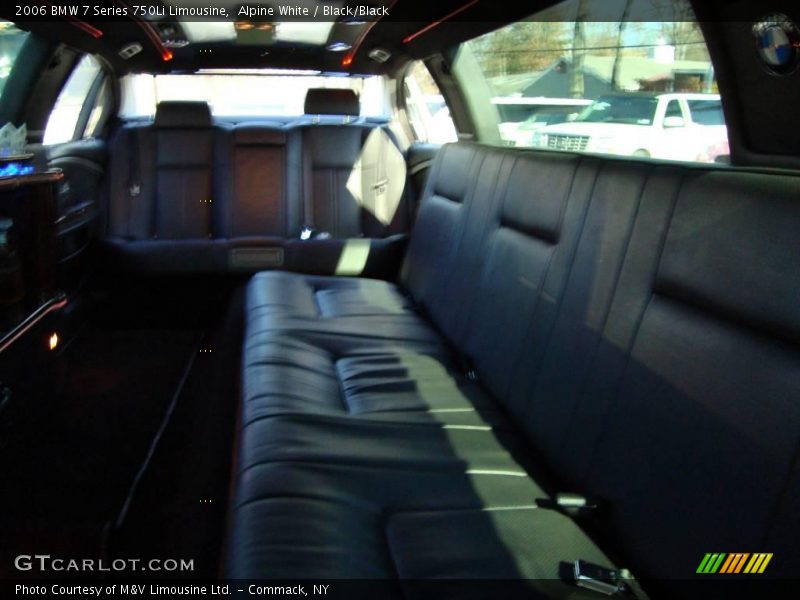 Alpine White / Black/Black 2006 BMW 7 Series 750Li Limousine