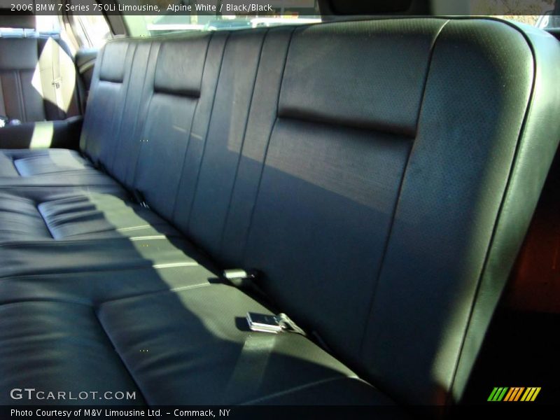 Alpine White / Black/Black 2006 BMW 7 Series 750Li Limousine