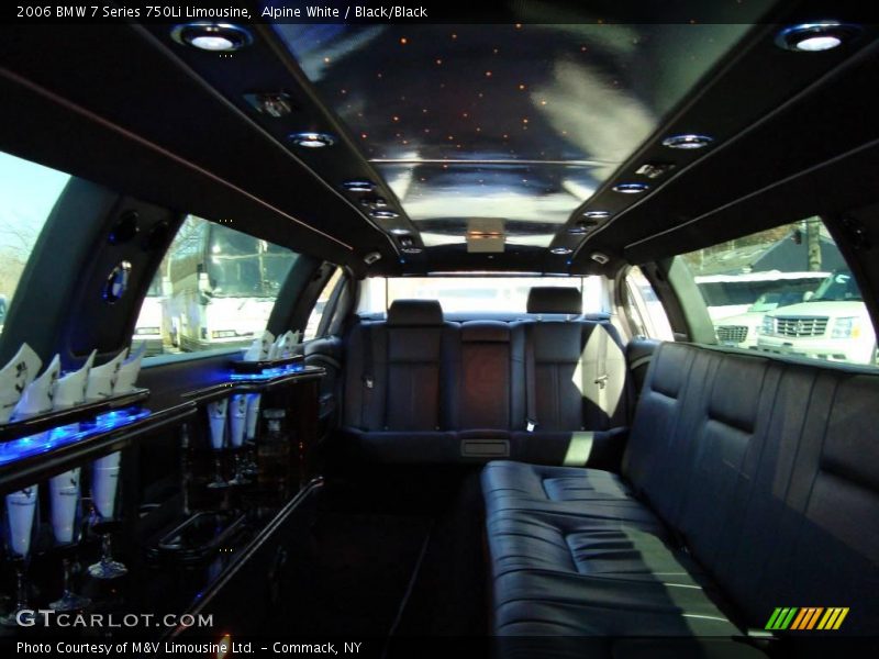 Alpine White / Black/Black 2006 BMW 7 Series 750Li Limousine