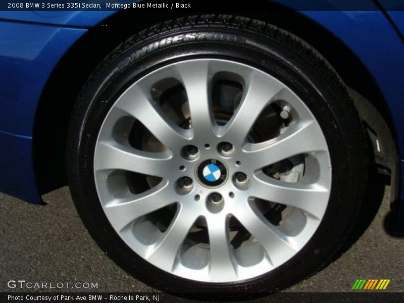 Montego Blue Metallic / Black 2008 BMW 3 Series 335i Sedan