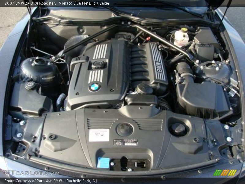 Monaco Blue Metallic / Beige 2007 BMW Z4 3.0i Roadster