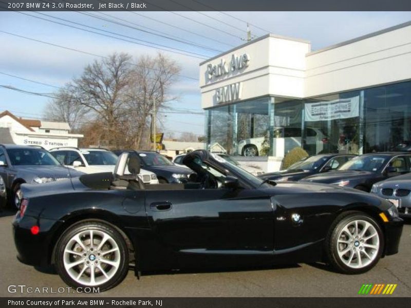 Jet Black / Black 2007 BMW Z4 3.0i Roadster