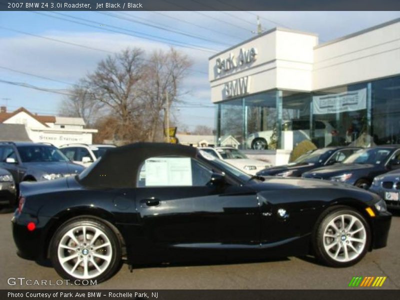 Jet Black / Black 2007 BMW Z4 3.0i Roadster