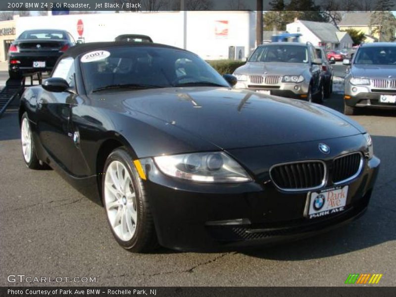 Jet Black / Black 2007 BMW Z4 3.0i Roadster