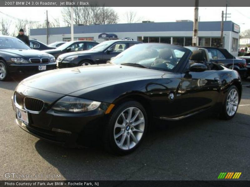 Jet Black / Black 2007 BMW Z4 3.0i Roadster