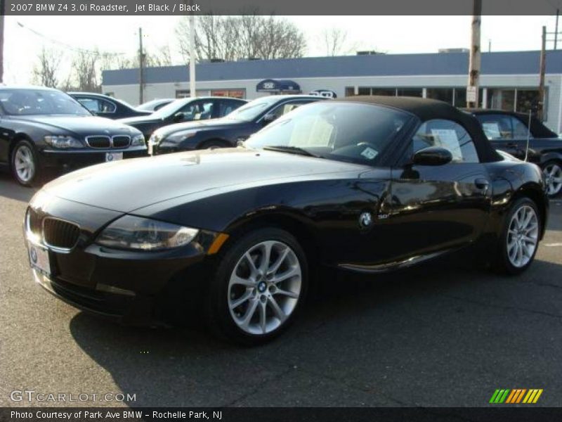 Jet Black / Black 2007 BMW Z4 3.0i Roadster