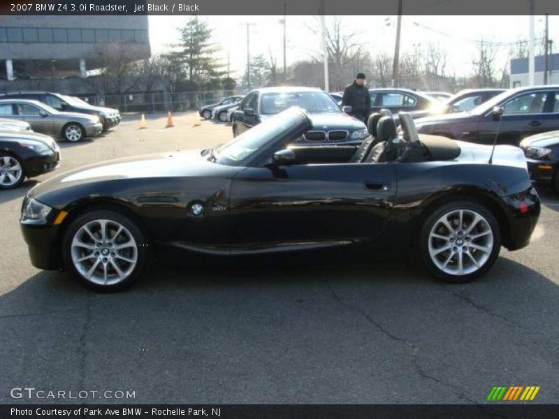 Jet Black / Black 2007 BMW Z4 3.0i Roadster