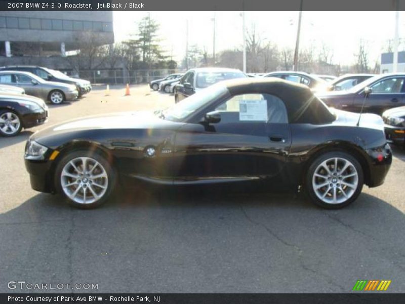 Jet Black / Black 2007 BMW Z4 3.0i Roadster
