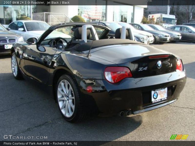 Jet Black / Black 2007 BMW Z4 3.0i Roadster