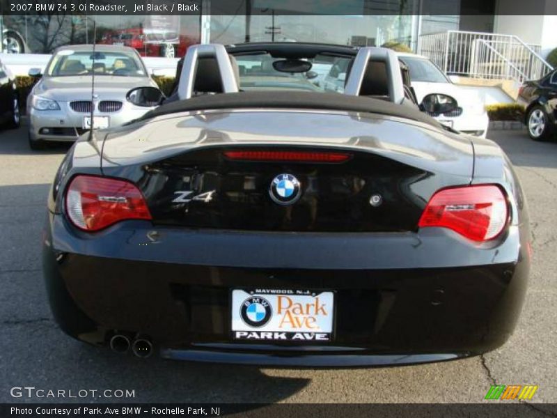 Jet Black / Black 2007 BMW Z4 3.0i Roadster