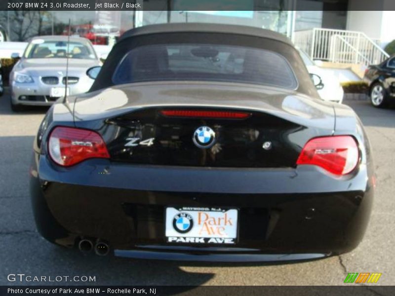 Jet Black / Black 2007 BMW Z4 3.0i Roadster