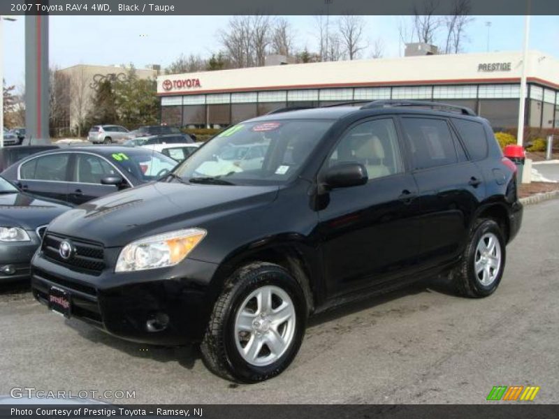 Black / Taupe 2007 Toyota RAV4 4WD