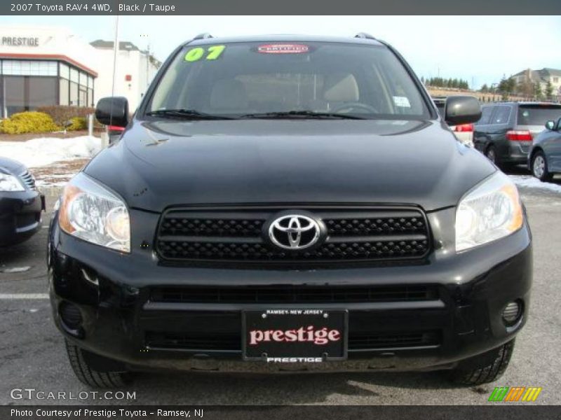 Black / Taupe 2007 Toyota RAV4 4WD