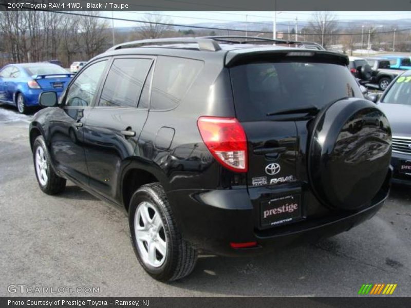 Black / Taupe 2007 Toyota RAV4 4WD