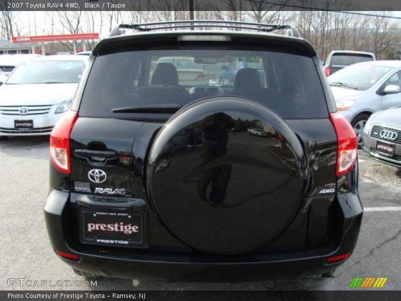 Black / Taupe 2007 Toyota RAV4 4WD