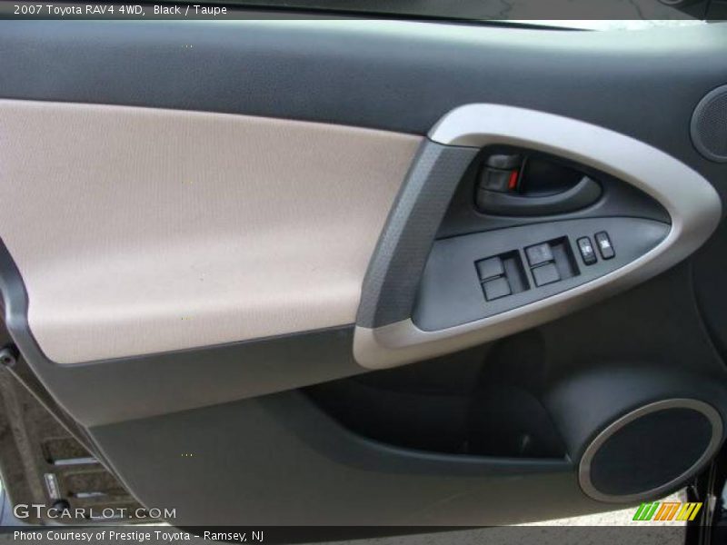 Black / Taupe 2007 Toyota RAV4 4WD