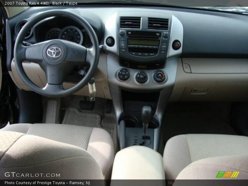 Black / Taupe 2007 Toyota RAV4 4WD
