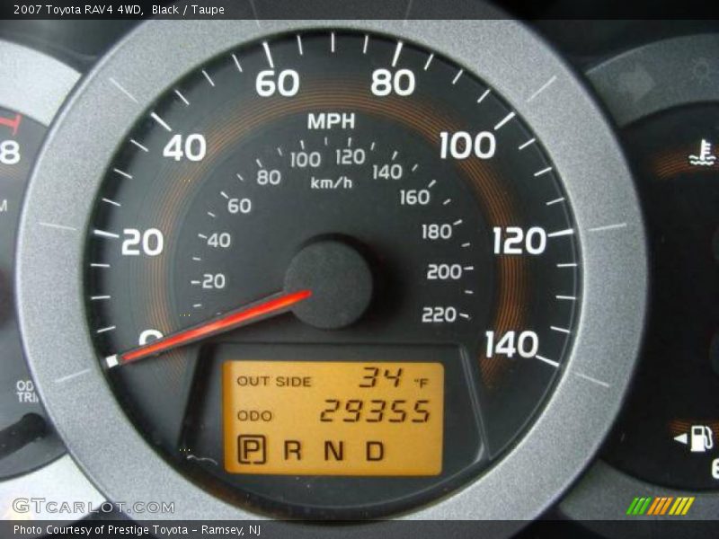 Black / Taupe 2007 Toyota RAV4 4WD