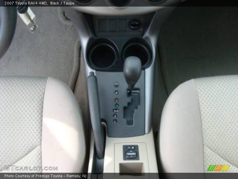 Black / Taupe 2007 Toyota RAV4 4WD