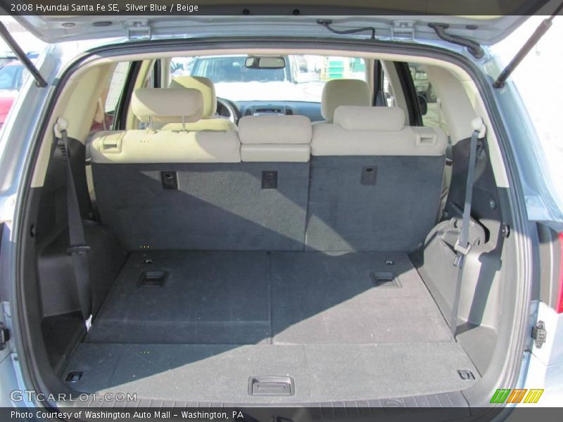 Silver Blue / Beige 2008 Hyundai Santa Fe SE