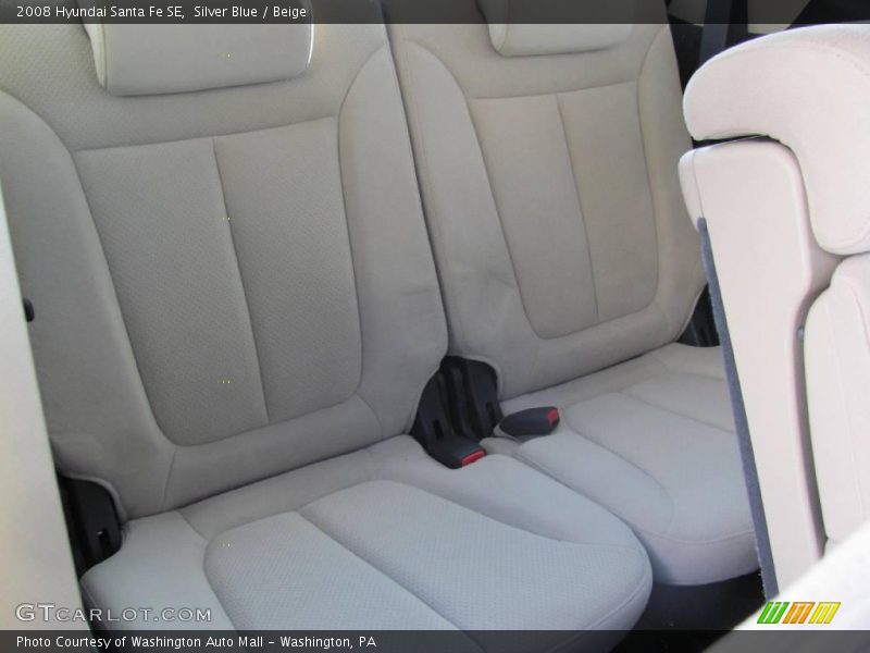 Silver Blue / Beige 2008 Hyundai Santa Fe SE